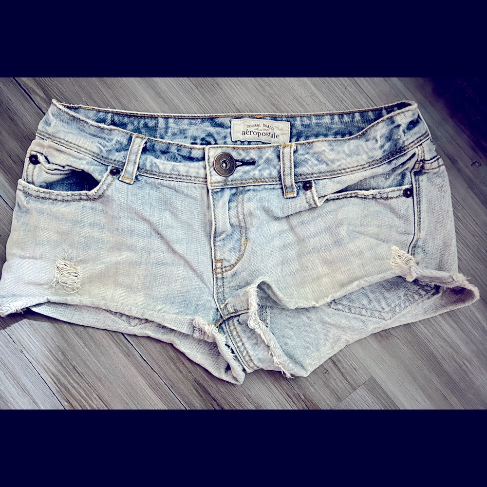 Aéropostale Jean Shorts Sz 3/4